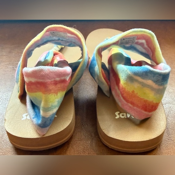 Sanuk Sling ST Tie Dye Yoga Sandals Women’s Size 7 NWOB - Picture 5 of 7